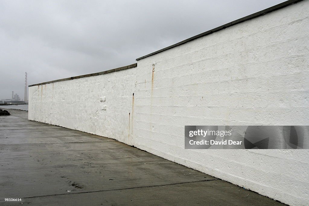 White Wall, Grey Sky