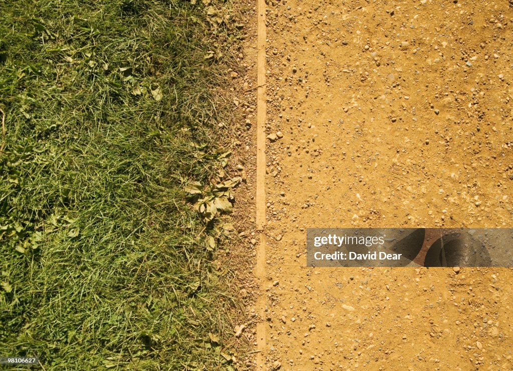 Dusty Footpath and Grass