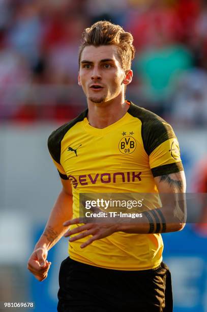 Maximilian Philipp of Dortmund looks on during the Friendly Match match between FSV Zwickau and Borussia Dortmund at Stadion Zwickau on May 14, 2018...