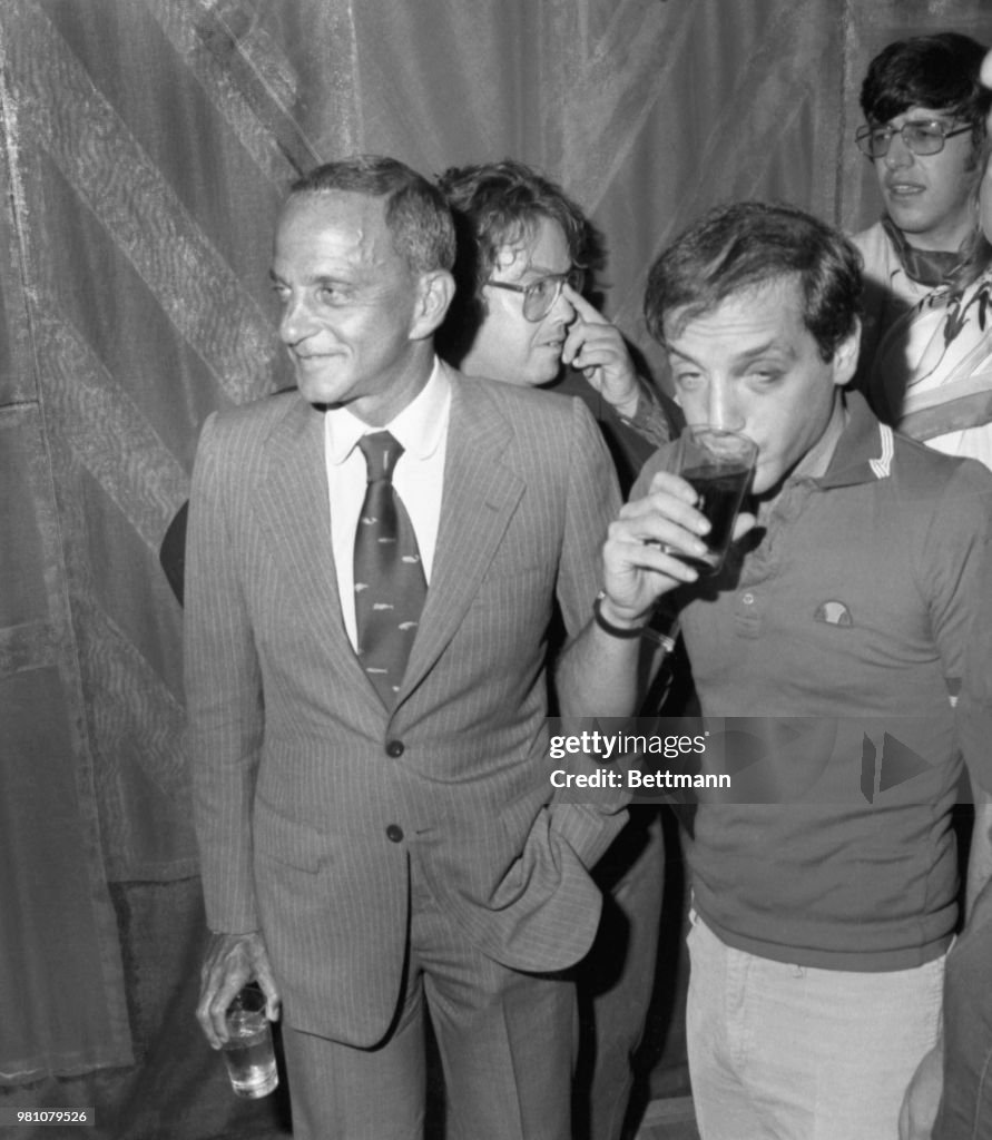 New York Attorney Roy Cohn with Steve Rubell