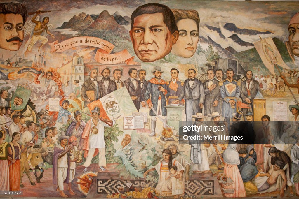 Mural  by the Mexican muralist Arturo García 