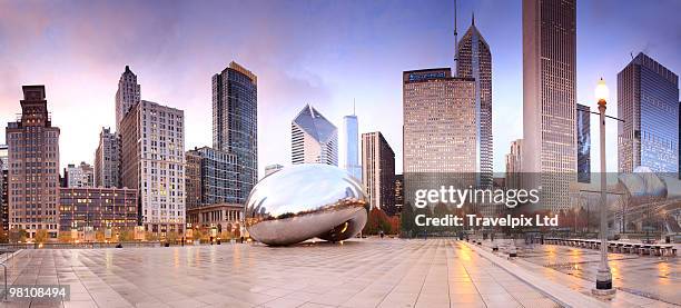 millennium park, chicago, illinois,usa - chicago sculpture stock pictures, royalty-free photos & images