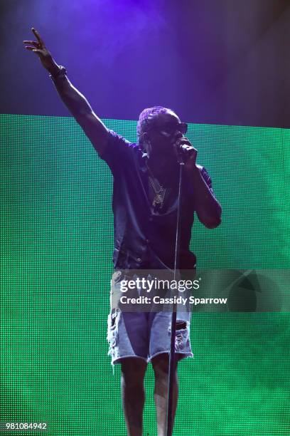 Wale Performs at The Novo by Microsoft on June 21, 2018 in Los Angeles, California.