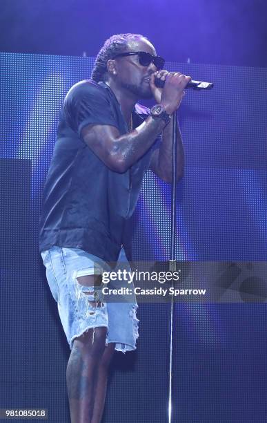 Wale Performs at The Novo by Microsoft on June 21, 2018 in Los Angeles, California.