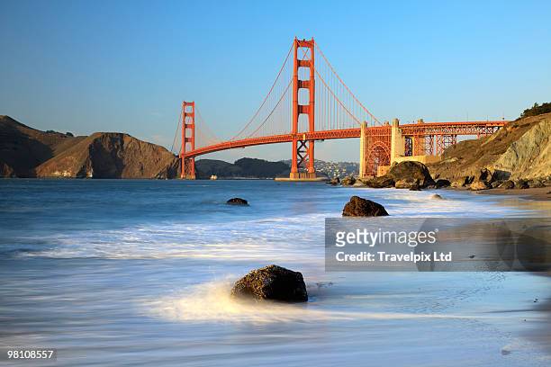 golden gate bridge, san francisco - travelpix stock pictures, royalty-free photos & images