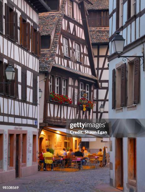 france, strasbourg,  la-petite-france  - strasbourg imagens e fotografias de stock