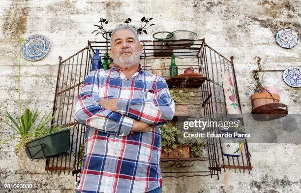 Former drug dealer Laureano Oubina presentes his book 'Oubina. Toda La Verdad' at San Francisco de Asis foundation on June 22, 2018 in Madrid, Spain.