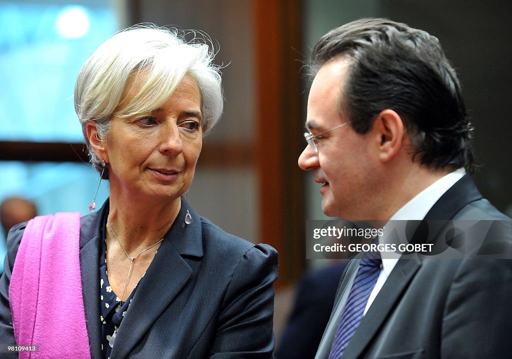 French Finance Minister Christine Lagard