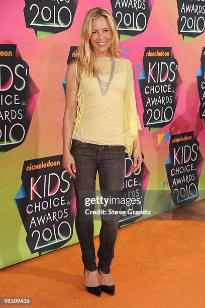 Actress Maria Bello arrives at Nickelodeon's 23rd Annual Kids' Choice Awards held at UCLA's Pauley Pavilion on March 27, 2010 in Los Angeles,...