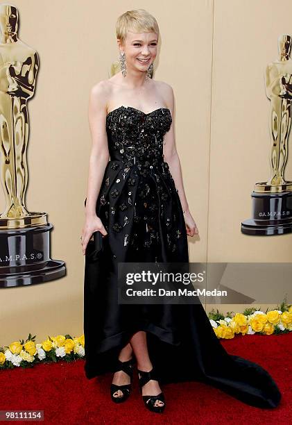 Actress Carey Mulligan attends the 82nd Annual Academy Awards held at the Kodak Theater on March 7, 2010 in Hollywood, California.