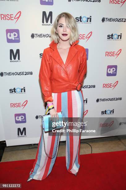 Kelsey Darragh attends the #TheHouse2018, Presented by Rise9 and Mashup LA on June 21, 2018 in Anaheim, California.