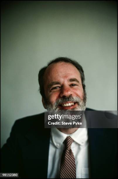 American philosopher Saul Kripke in Oxford, 18th May 1990.