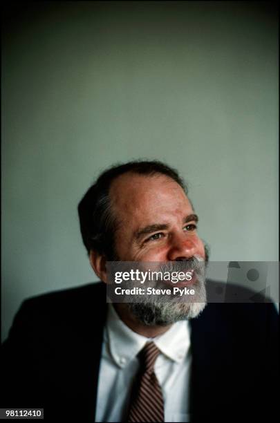 American philosopher Saul Kripke in Oxford, 18th May 1990.