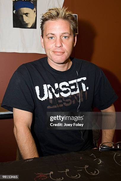 Actor Corey Haim attends HorrorHound Weekend Indianapolis, Day 3, at Marriot Indianapolis East on March 29, 2009 in Indianapolis, Indiana.