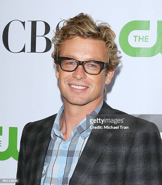 Simon Baker arrives to the 2009 TCA Summer Tour for CBS, CW and Showtime party held at The Huntington Library on August 3, 2009 in San Marino,...