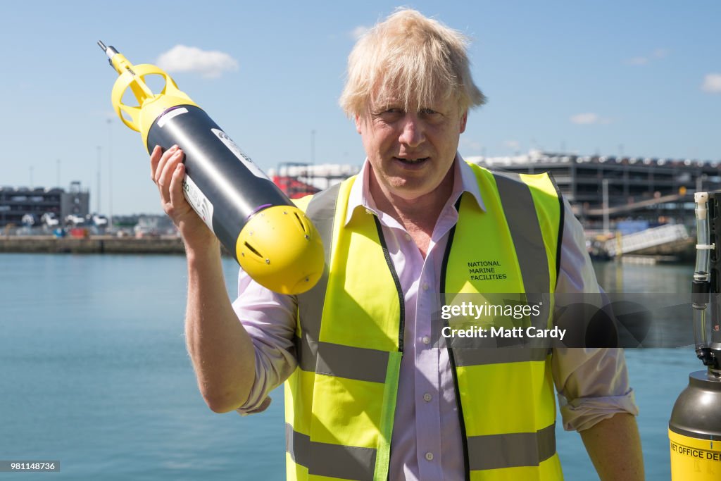 Foreign Secretary Visits Southampton To Discuss FCO Oceans Strategy