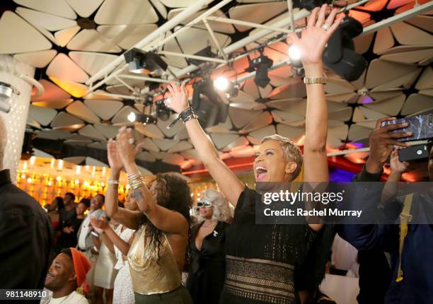 Her SVP of Media Sales Michele Thornton attends the BET Her Awards Presented By Bumble at Conga Room on June 21, 2018 in Los Angeles, California.