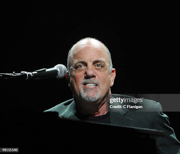 Billy Joel performs at the HP Pavilion on February 16, 2010 in San Jose, California.