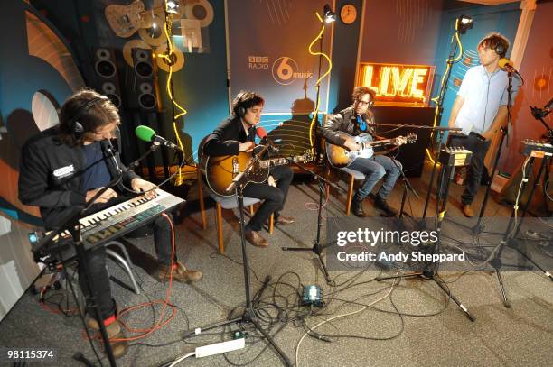 Deck D'Arcy, Christian Mazzalai, Laurent Brancowitz and Thomas Mars of French alternative rock band Phoenix join Lauren Laverne for a live broadcast...