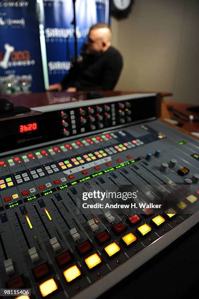 Ultimate fighter Chuck Liddell visits the SIRIUS XM Studio on March 29, 2010 in New York City.