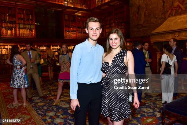 Fletcher Kesell and Delia Folk attend Mr. Morgan's Summer Soiree at The Morgan Library & Museum on June 21, 2018 in New York City.