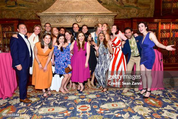 Young Fellows Post Committee attend Mr. Morgan's Summer Soiree at The Morgan Library & Museum on June 21, 2018 in New York City.