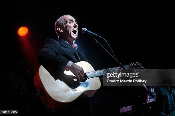 Paul Kelly performs on stage at the Falls Festival on 30th December 2007 in Lorne, Australia.