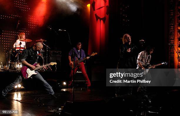 Radio Birdman perform on stage during the APRA Hall of Fame awards at the Regent Theatre on 18th July, 2007 in Melbourne, Australia.