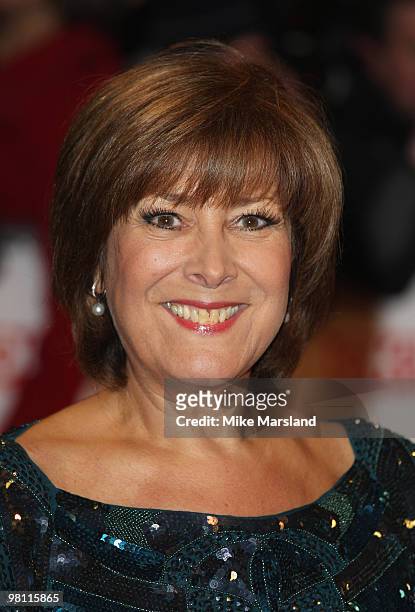 Actress Lynda Bellingham attends the 15th National Television Awards held at the O2 Arena on January 20, 2010 in London, England.