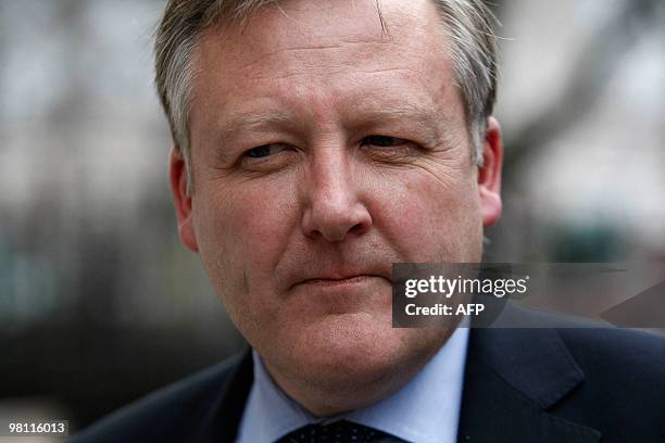 Kevan Jones, the minister responsible for military veterans, returns to the Ministry of Defence building in Whitehall after speaking at the House of...