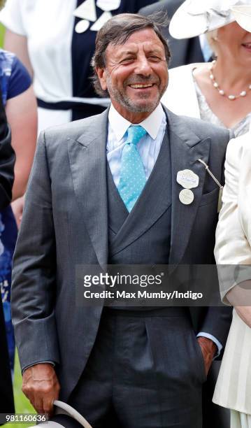 Sir Rocco Forte attends day 2 of Royal Ascot at Ascot Racecourse on June 20, 2018 in Ascot, England.