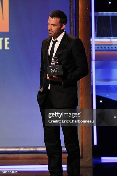 Ben Afleck at the 24th American Cinematheque Annual Gala Honoring Matt Damon on March 27, 2010 at the Beverly Hilton Hotel in Beverly Hills, CA.