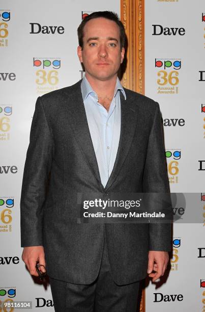 Matthew McCfayden attends the Broadcasting Press Guild TV & Radio Awards at Theatre Royal on March 26, 2010 in London, England.