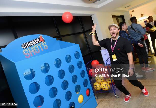 Zane Hijazi attends the #TheHouse2018, Presented by Rise9 and Mashup LA on June 21, 2018 in Anaheim, California.