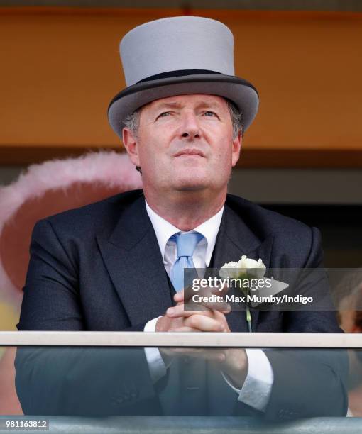 Piers Morgan attends day 2 of Royal Ascot at Ascot Racecourse on June 20, 2018 in Ascot, England.