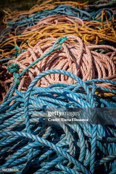 Tangled Fish Rope 223 Coiled And Tangled Rope Stock Photos, High-Res Pictures, and Images ...
