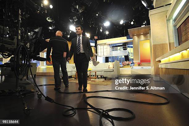 Host: "Good Morning America" George Stephanopoulos is photographed in New York for the Los Angeles Times.