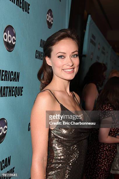 Olivia Wilde at the 24th American Cinematheque Annual Gala Honoring Matt Damon on March 27, 2010 at the Beverly Hilton Hotel in Beverly Hills, CA.