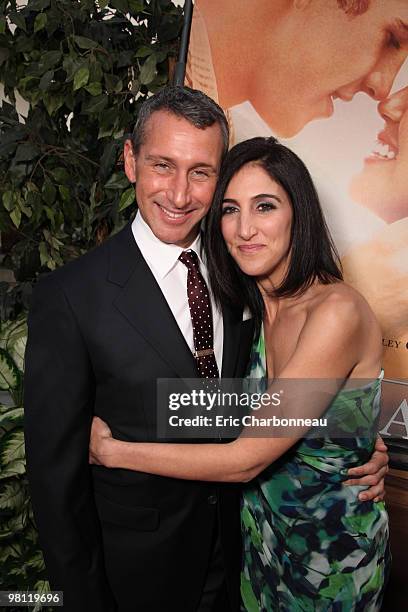 Producer Adam Shankman and Producer Jennifer Gibgot at the World Premiere of Touchstone Pictures "The Last Song" on March 25, 2010 at ArcLight...