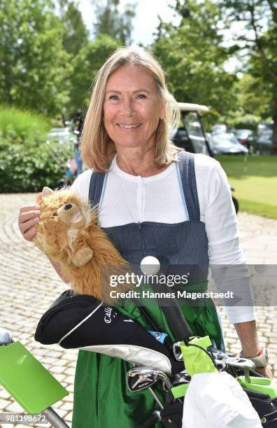 Sybille Beckenbauer during the 7. M & M + EAGLES Charity - LEDERHOS'N Golf Cup 2018 at Golfclub Castle EGMATING on June 22, 2018 in Munich, Germany....