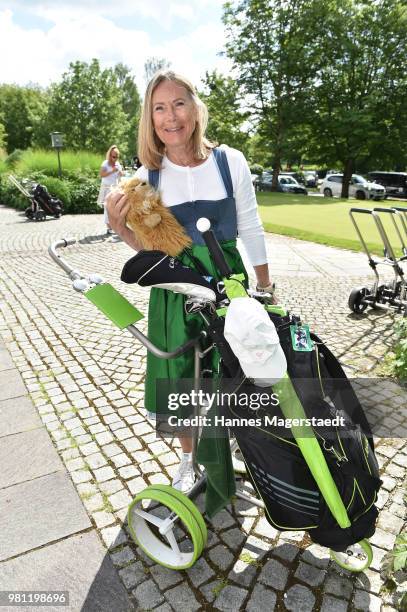 Sybille Beckenbauer during the 7. M & M + EAGLES Charity - LEDERHOS'N Golf Cup 2018 at Golfclub Castle EGMATING on June 22, 2018 in Munich, Germany....