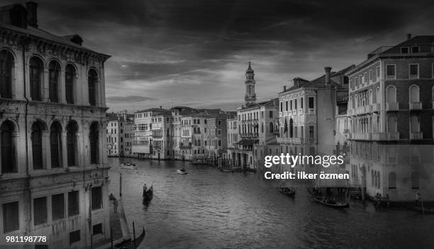 grande canale - venice - canale stock-fotos und bilder