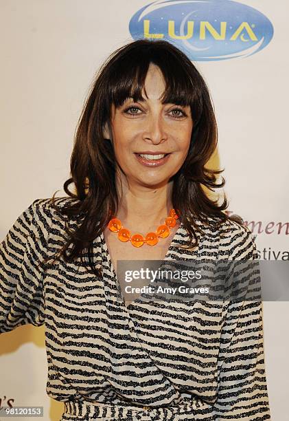 Actress Ileana Douglas attends the Los Angeles Women's International Film Festival Opening Night Gala at Libertine on March 26, 2010 in Los Angeles,...