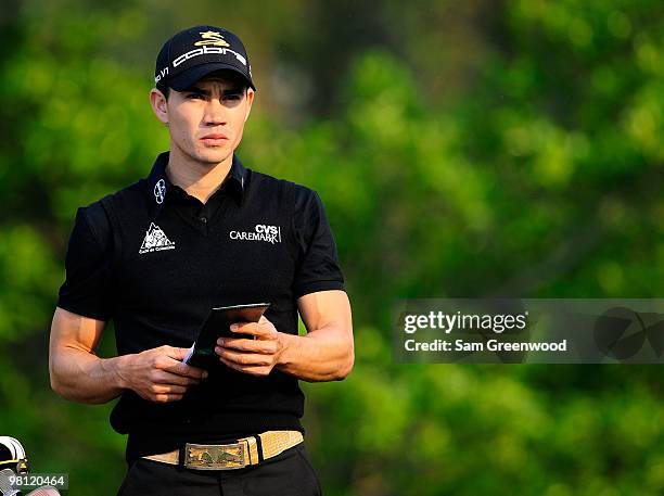 Camilo Villegas of Columbia plays a shot on the 14th hole during the third round of the Honda Classic at PGA National Resort And Spa on March 6, 2010...