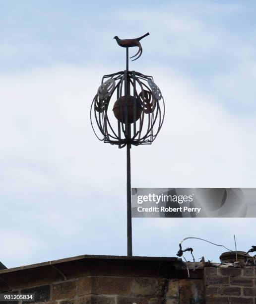 The art school finial stands as a symbol of hope having survived the two recent blazes that have damaged the Mackintosh Building at Glasgow School of...