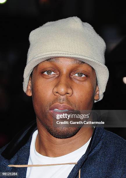 Lemar arrives at the World Film Premiere of 'Clash of the Titans' at the Empire Leicester Square on March 29, 2010 in London, England.