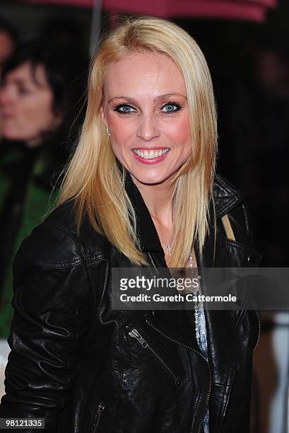 Camilla Dallerup arrives at the World Film Premiere of 'Clash of the Titans' at the Empire Leicester Square on March 29, 2010 in London, England.