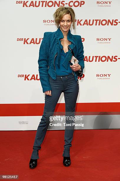 Actress Lisa Martinek attends the premiere of 'Der Kautions-Cop' Germany Premiere at Cinemaxx on March 29, 2010 in Berlin, Germany.