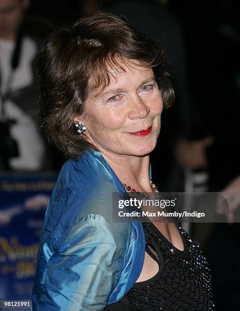 Celia Imrie attends the World Film Premiere of Nanny McPhee and the Big Bang at Odeon Leicester Square on March 24, 2010 in London, England.