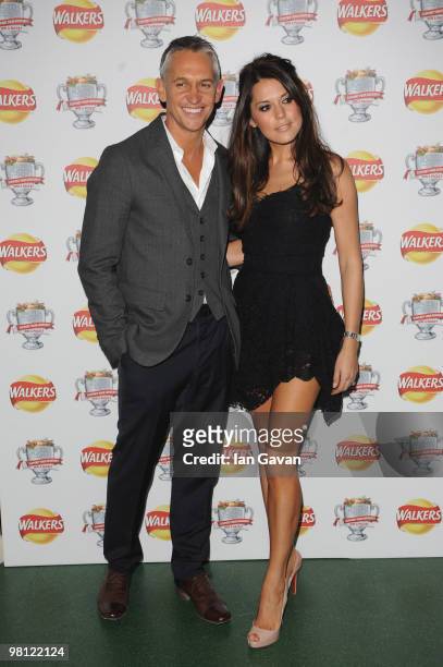 Gary Lineker and Danielle Lineker attend the Walkers Launch Party to launch 15 new flavours of crisps at Orchid on March 29, 2010 in London, England.